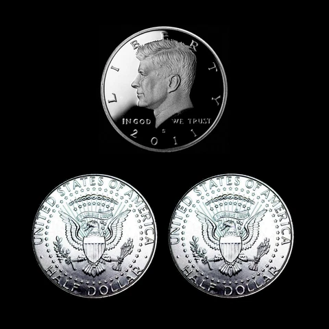 2011 P+D+S Kennedy Set ~ Clad Proof & PD from Original U.S. Mint Rolls Cover