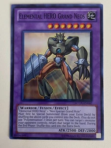 Yugioh - Elemental HERO Grand Neos - Super Rare LP - Free Holographic Card - Picture 1 of 2