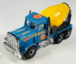 1981 Matchbox Peterbilt "Cement Company Ltd" Semi Truck Mixer Diecast 1:80 Macau - Picture 1 of 9