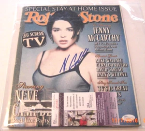 NEVE CAMPBELL PARTY OF FIVE ACTRESS JSA/COA SIGNED ROLLING STONE MAGAZINE - Picture 1 of 1
