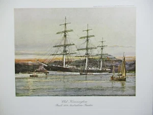Jack Spurling Old Kensington Australian Trader Ship Vintage Nautical Art Print - Picture 1 of 6
