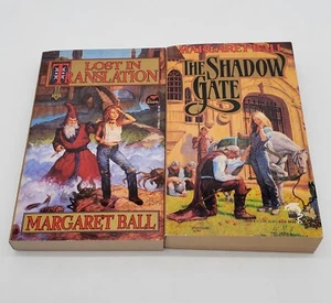 Margaret Ball Vtg 1990s PB Book Lot Lost in Translation & Shadow Gate Fantasy - Picture 1 of 9