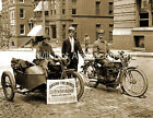1915 Around the World on a Harley-Davidson Old Photo 8.5" x 11" Reprint