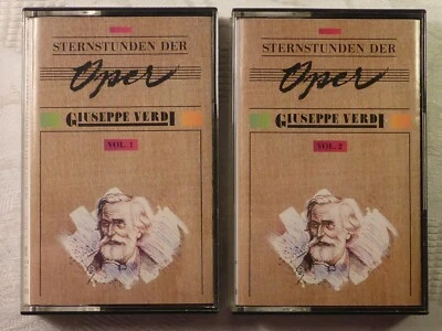 Mc Cassette 2x Great Moments the Opera Guiseppe Verdi 59 089-3 Sonocord - Image 1 of 4