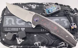 Reate Knives JACK 1.5 Titan Integral Lava Fat Carbon Mokuti M398 1 von 17 - Bild 1 von 11