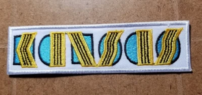 THEPATCHGUY Kansas Classic rock band Worldwide Shipping Embroidered Patch 1.25X4.5"