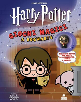 Libro Ufficiale Harry Potter Giochi Magici A Hogwarts + Topper Per Matita • 18.90€