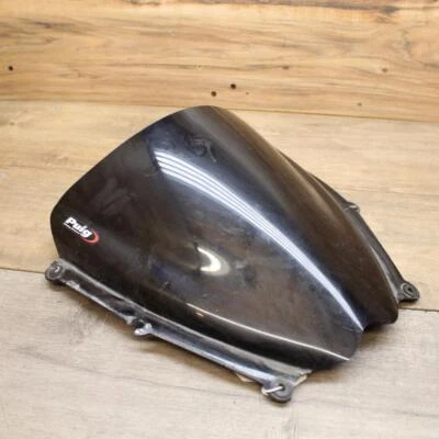 2007 Suzuki GSXR1000 AFTERMARKET BLACK PUIG FRONT WINDSHIELD WINDSCREEN  - Image 1 of 4
