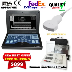 Portable Ultrasound Scanner Machine diagnostic sonography obstetric image 10.1 " - Picture 1 of 12