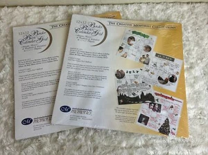 Creative Memories 12x12” Border Basic Calendar Grid 6-Pack x2  New 1999 - Picture 1 of 4