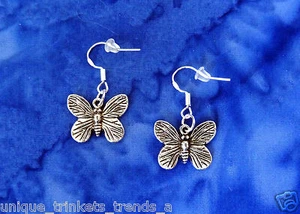 BUY 2 GET 1 FREE~PRETTY BUTTERFLY EARRINGS~MOTHERS DAY GIFT FOR MOM HER FRIEND  - Picture 1 of 8