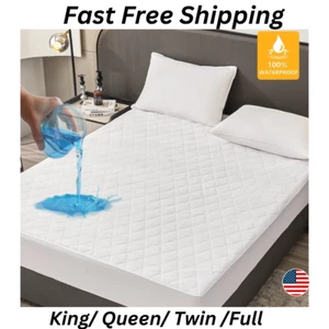Mainstays Waterproof Mattress Pad Protector Cover Soft King/ Queen/ Twin /Full - Picture 1 of 16