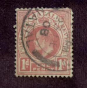 Natal 1d Stamp. Used. KEVII. 1904/8? - Picture 1 of 1