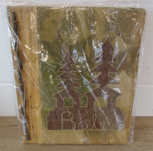 Vintage All Natural Leaf Handmade Photo Album Made in Bali Indonesia - Picture 1 of 2