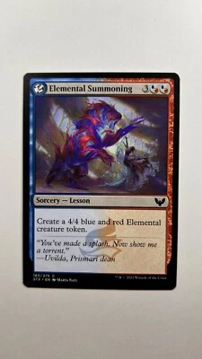 MTG Strixhaven School of Mages Elemental Summoning 183/275 Magic the Gathering - Image 1 of 2