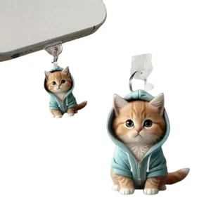 Ovaler Verbinder Katzen-Telefon-Staubschutzstecker Typ-C-Schnittstelle - Zdjęcie 1 z 11