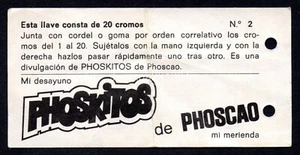 6º MOVIMIENTO PIERNA CROMO #2 ALBUM DE CROMOS DE JUDO 1972 PHOSKITOS DE PHOSCAO - Bild 1 von 2