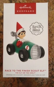 Hallmark 2023 Keepsake Race to the Finish Scout Elf Christmas Ornament 24-18 - Picture 1 of 3