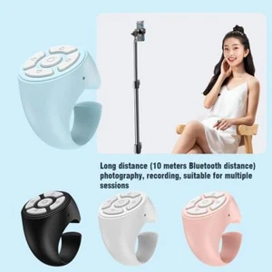 Wireless Finger Scroller Remote Control Mobile Phone B2C3 Controller J8K2 - Photo 1/25