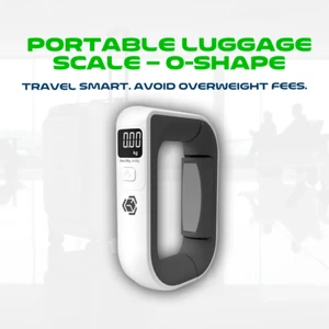 Digital Luggage Scale 110lb/50kg – Portable Travel Baggage Weight with LCD Displ - Picture 1 of 7