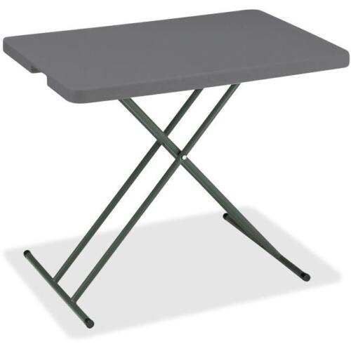 Iceberg Enterprises ICE65491 30 x 20 in. Personal Folding Table - Charcoal