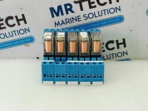 Omron G2r-2 Relay With Base Voltage: 24 Vdc 5a 250vac~ 5a 30vdc~ ( Lot Of 5 Pcs) - Picture 1 of 5