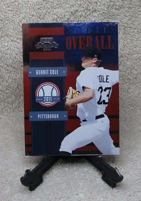 GERRIT COLE 2011 Playoff Contenders SILVER FIRST OVERALL Rookie Card #1 YANKEES - Image 1 of 2