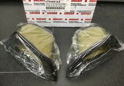Filtros de aire originales Ducati Performance 749 999 carreras/alto flujo NUEVOS 979000165