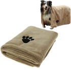 Super Absorbent Doggy Bath Towel, Microfibre Pet Bath Towel 100 x 60 cm