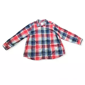 Plaid printed top Size 2x - Picture 1 of 3