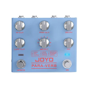 JOYO Digital Reverb Pedal Stereo 9 Reverb Effects Infinite & Trail Functions - Picture 1 of 9