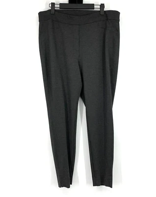 Chicos 3 Leggings Womens 16 Gray Ponte Knit Stretch Pull On Slim Skinny Ankle - Image 1 of 4