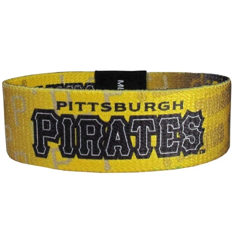 Pittsburgh Pirates Stretch Bracelet MLB Licensed Baseball Cover