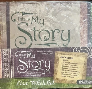 Álbum de recortes Lisa Whechel This Is My Story y paquete de elementos LifeWay nuevo sellado - Imagen 1 de 2