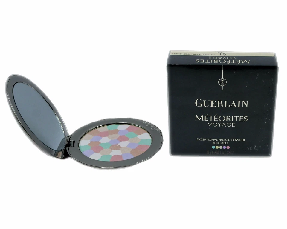 GUERLAIN METEORITES VOYAGE EXCEPTIONAL PRESSED POWDER REFILLABLE 8G #01-MYTHIC - Image 1 of 2