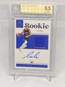 2018 Panini Encased Luka Doncic ROOKIE RC PATCH AUTO 55/99 #215 BGS 9.5 GEM MINT