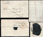 SCOTLAND 1838 PEEBLES PENNY POST + CHINESE SEAL...LONG LETTER GRANT to BERRY