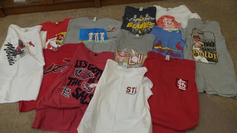 St Louis Cardinals "T-Shirt of the Month" SGA 2018 and 2019, Your Choice, XL Cover