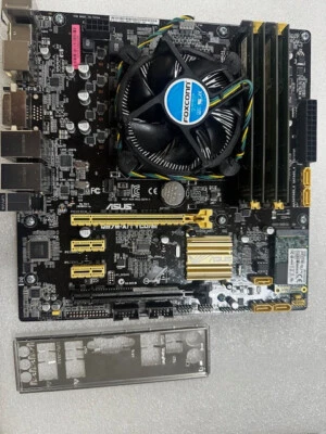 ASUS Q87M-A/TYCO/SI with i7-4770  3.4GHz CPU, 8GB DDR3, M2 128GB - Image 1 of 4