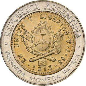 [#1273169] Argentina, Peso, 2013, Buenos Aires, Bi-Metallic, MS, KM:112.4 - Picture 1 of 2