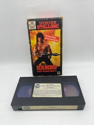 Rambo: First Blood Part II (VHS) Rare HBO Cannon Release 1985 - Image 1 of 4