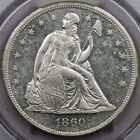 1860-O Seated Liberty Dollar - Pcgs Ms 61 Pl