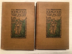 Lot of 2 "Young Folks Treasury" Hardcover Books, Volumes, 6 & 10, Good Condition - Bild 1 von 3