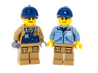 2 Lego Mountain Police Women & Police Officer Minifigs Police Headquarters 60174