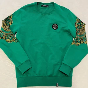 Avenue George V Paris Long sleeve green sweater pullover mens medium  - Picture 1 of 11