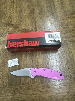 Cuchillos Kershaw Chive Liner Lock Rosa Aluminio Anodizado 420HC Carbono 1600ROSA Foto 1 de 4