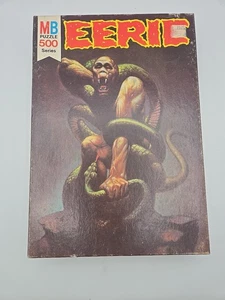 Eerie Magizine Jigsaw Puzzle 1970s Bradley 500 Pieces Horror - Picture 1 of 8