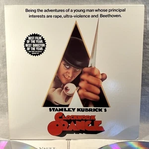 Clockwork Orange (Laserdisc, 1990, 2-Disc Set) Malcom McDowell, Stanley Kubrick - Picture 1 of 3