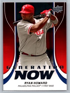 2009 Upper Deck Update Generation Now #GN46 Ryan Howard - Philadelphia Phillies - Picture 1 of 2