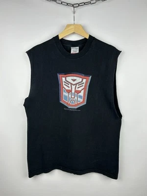 Vintage Screen Stars Transformers 2001 Tank Top Gilet Men’s Size M Faded Y2K  - Image 1 of 4